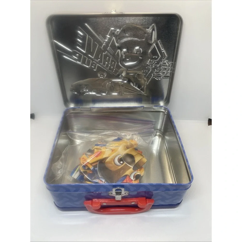 Nickelodeon Paw Patrol The Movie 'Brave Pup' Embossed Tin Lunch Box With Puzzle-